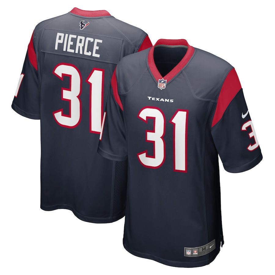 Men Houston Texans #31 Dameon Pierce Nike Navy Game Player NFL Jersey->indianapolis colts->NFL Jersey